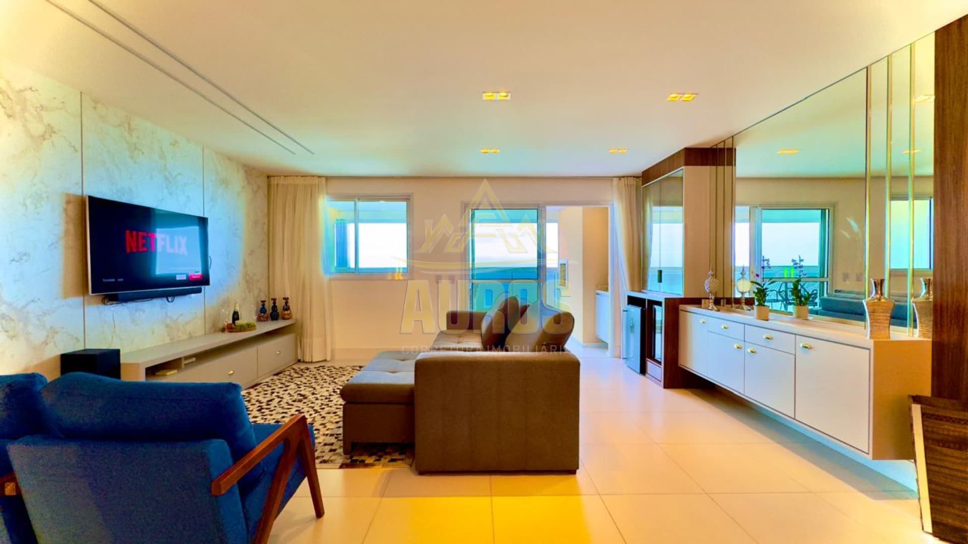Apartamento com vista pro mar, mobiliado com 3 suítes, 137m² privativos, 2 vagas - Imagem 14