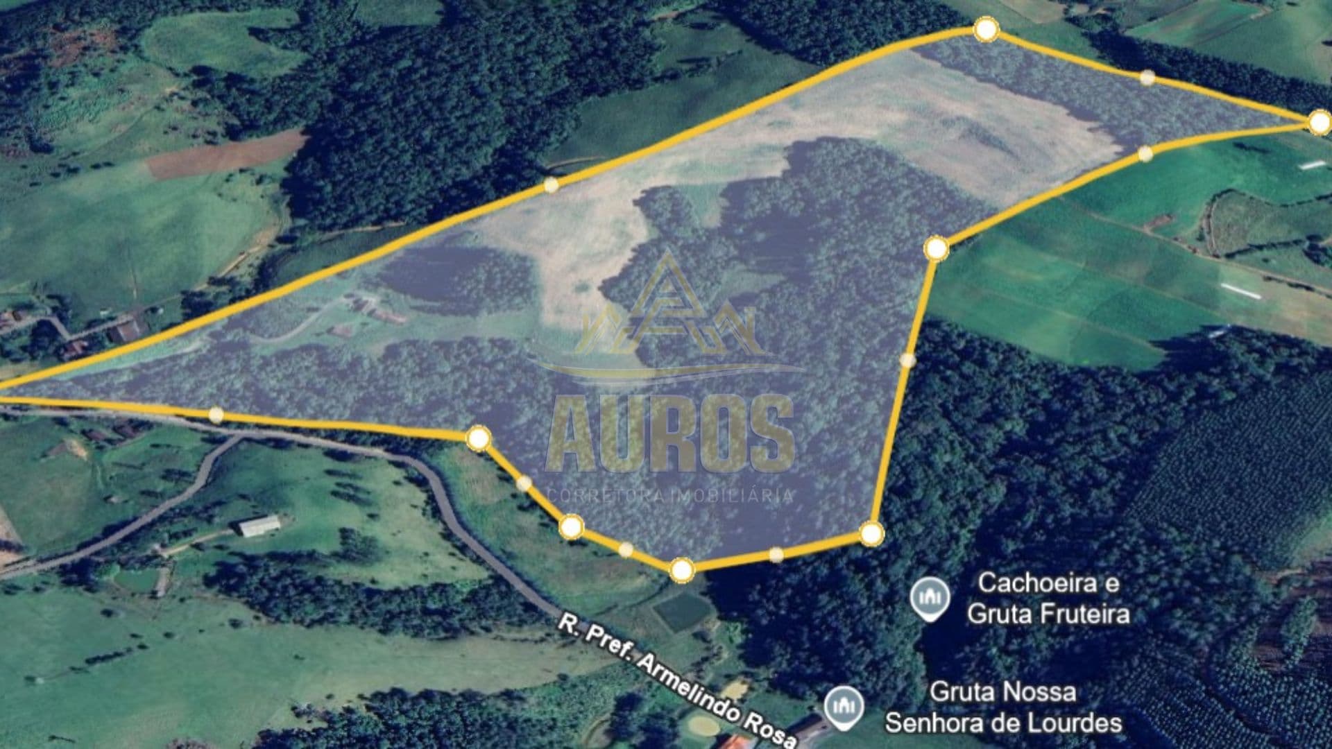 Terreno rural de 31 hectares à venda na divisa com Laurentino – com casa, rancho e área lavrável