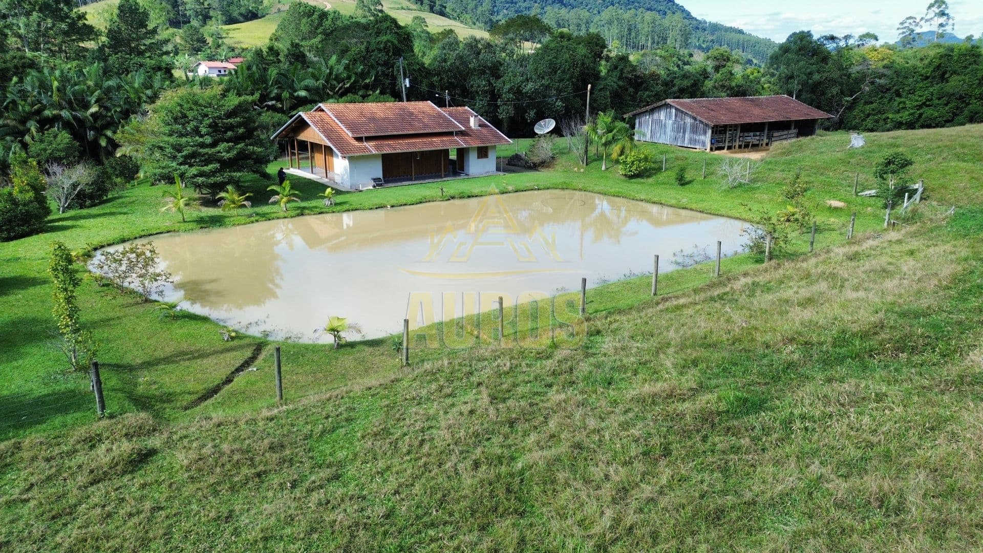 Sítio à venda com 20 hectares, pastagem, casa e lagoa na Valada São Paulo – Rio do Sul - Foto 3