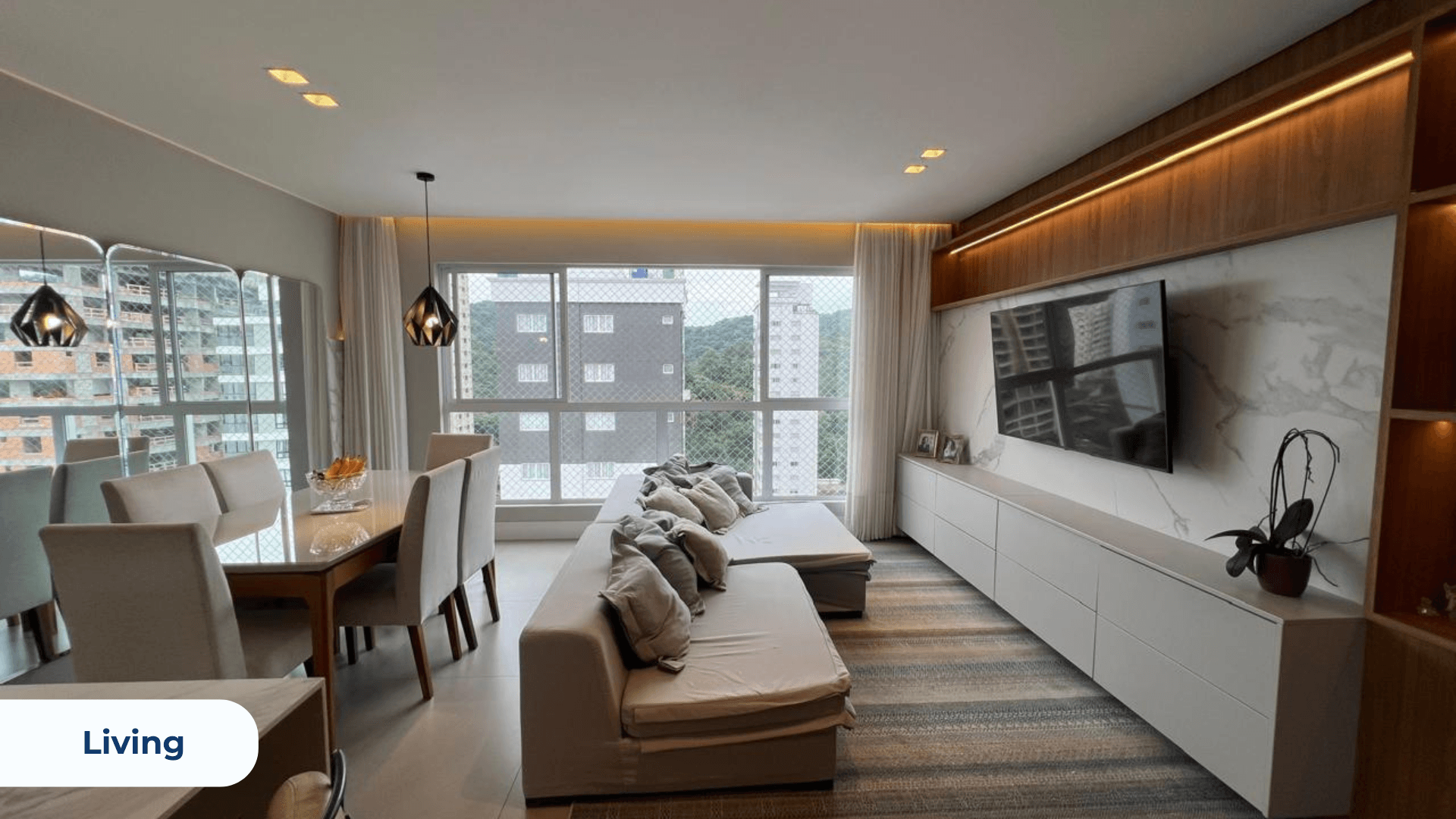 Apartamento na barra norte com 3 suítes, mobiliado e com 2 vagas - Foto 5